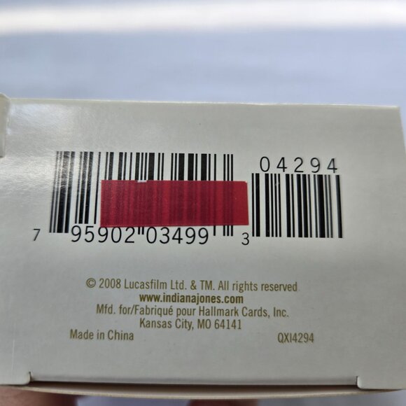 2008 Hallmark Keepsake Indiana Jones ornament - Picture 6 of 6